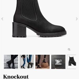 New without box! Thursday Boot Company Black Ankle Booties Knockout
